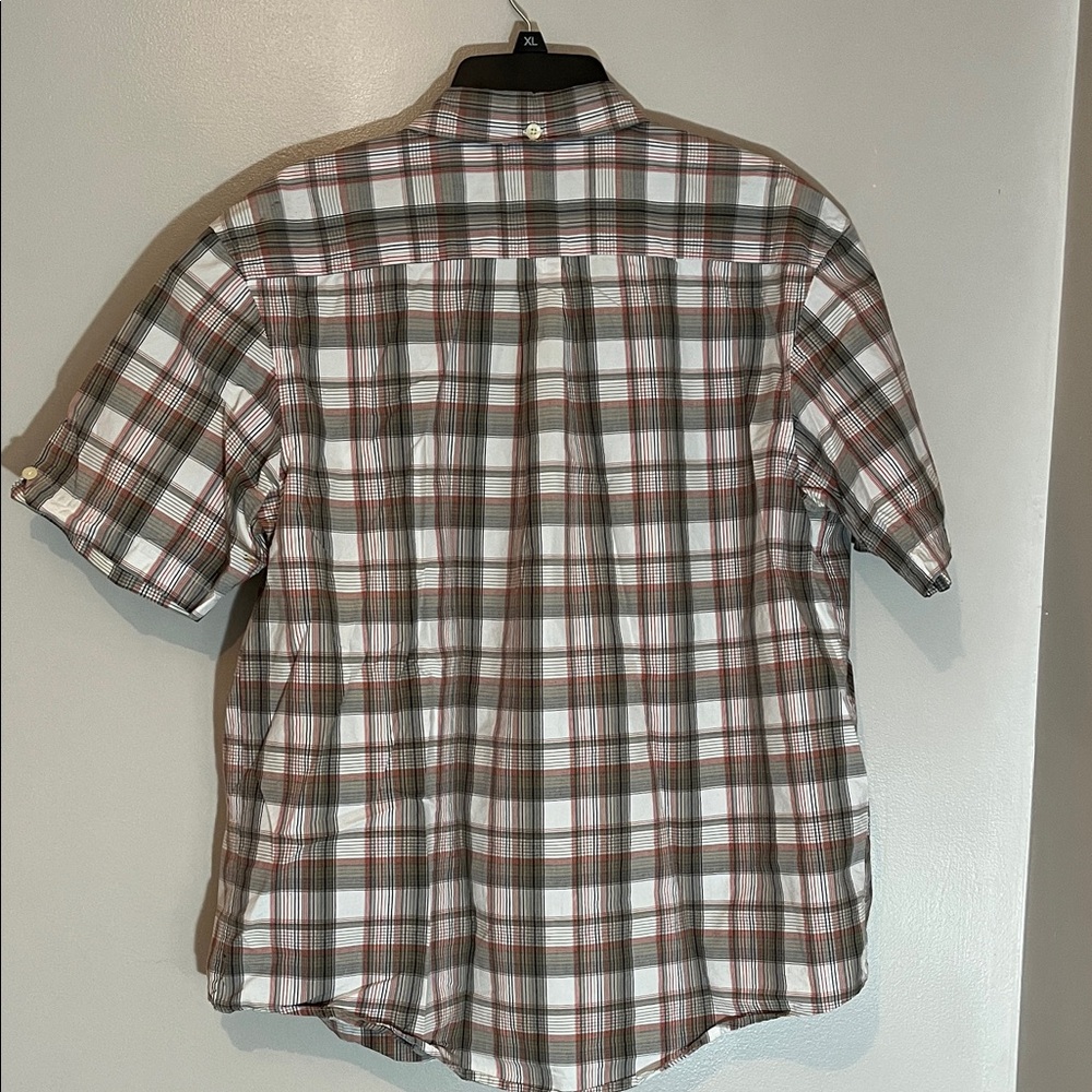 Old Navy Men's Multicolor Plaid Button-Down Shirt Large - Picture 7 of 7